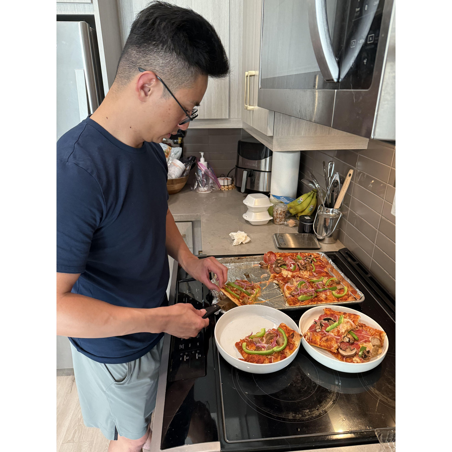 First pizza night