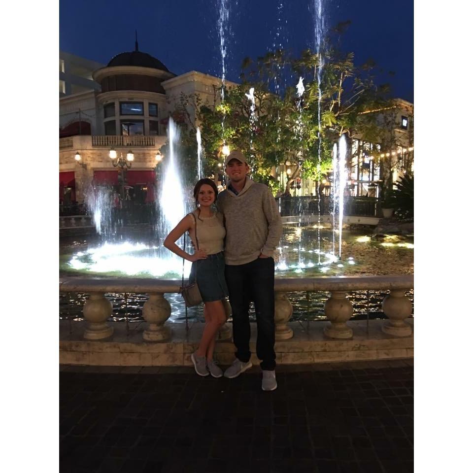 Visiting Memaw and Grandpa at The Grove in California
