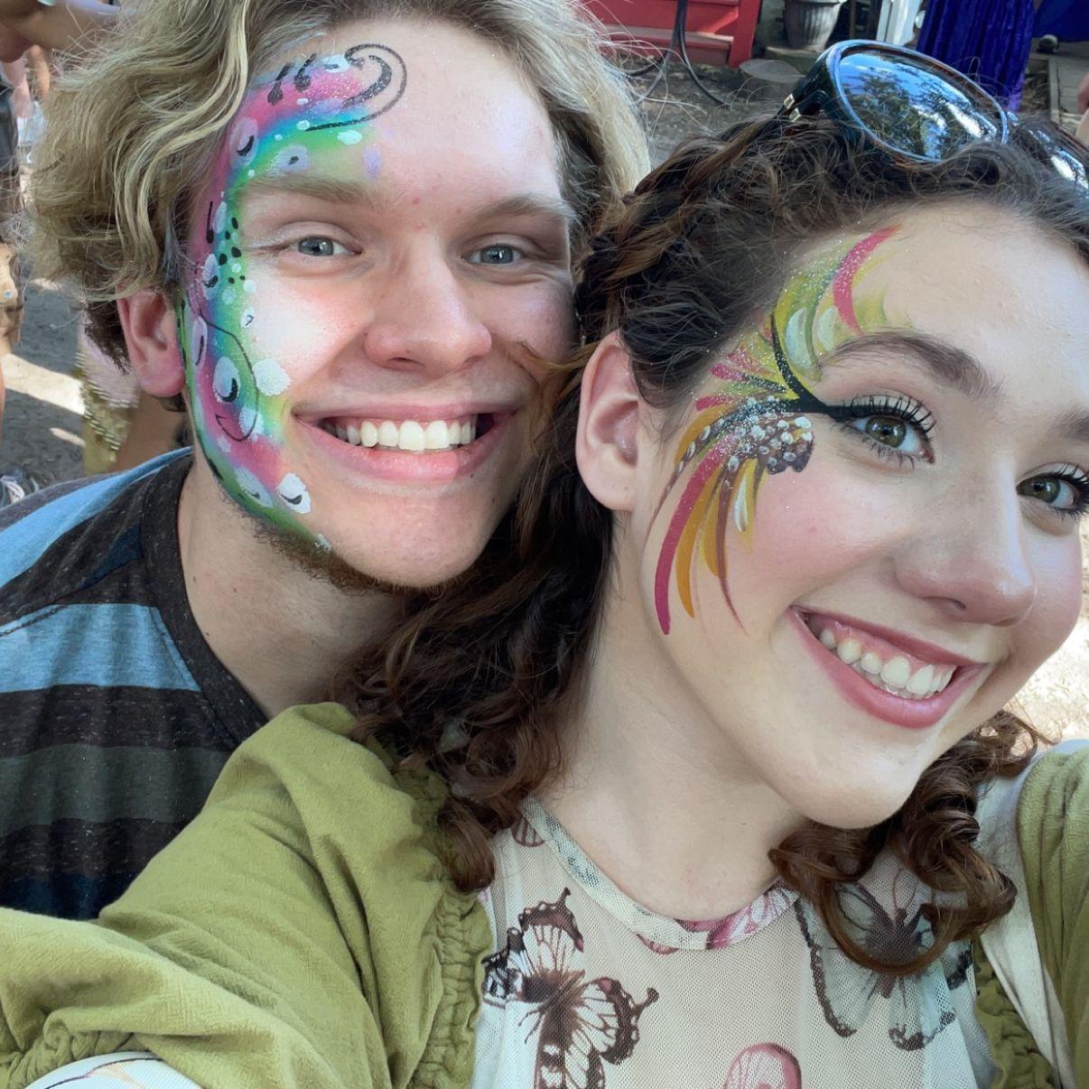 Our first date, at the Renaissance Festival!