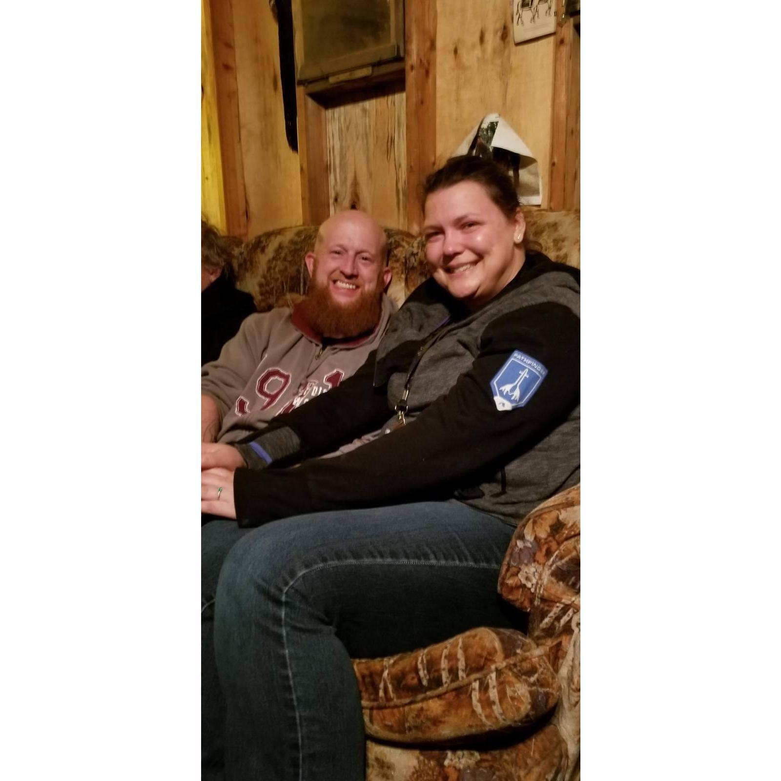 The night we got engaged