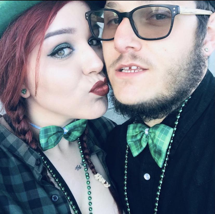 Our first Saint Patrick's Day together.