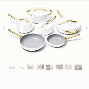 White + Gold: Cookware & Minis Set