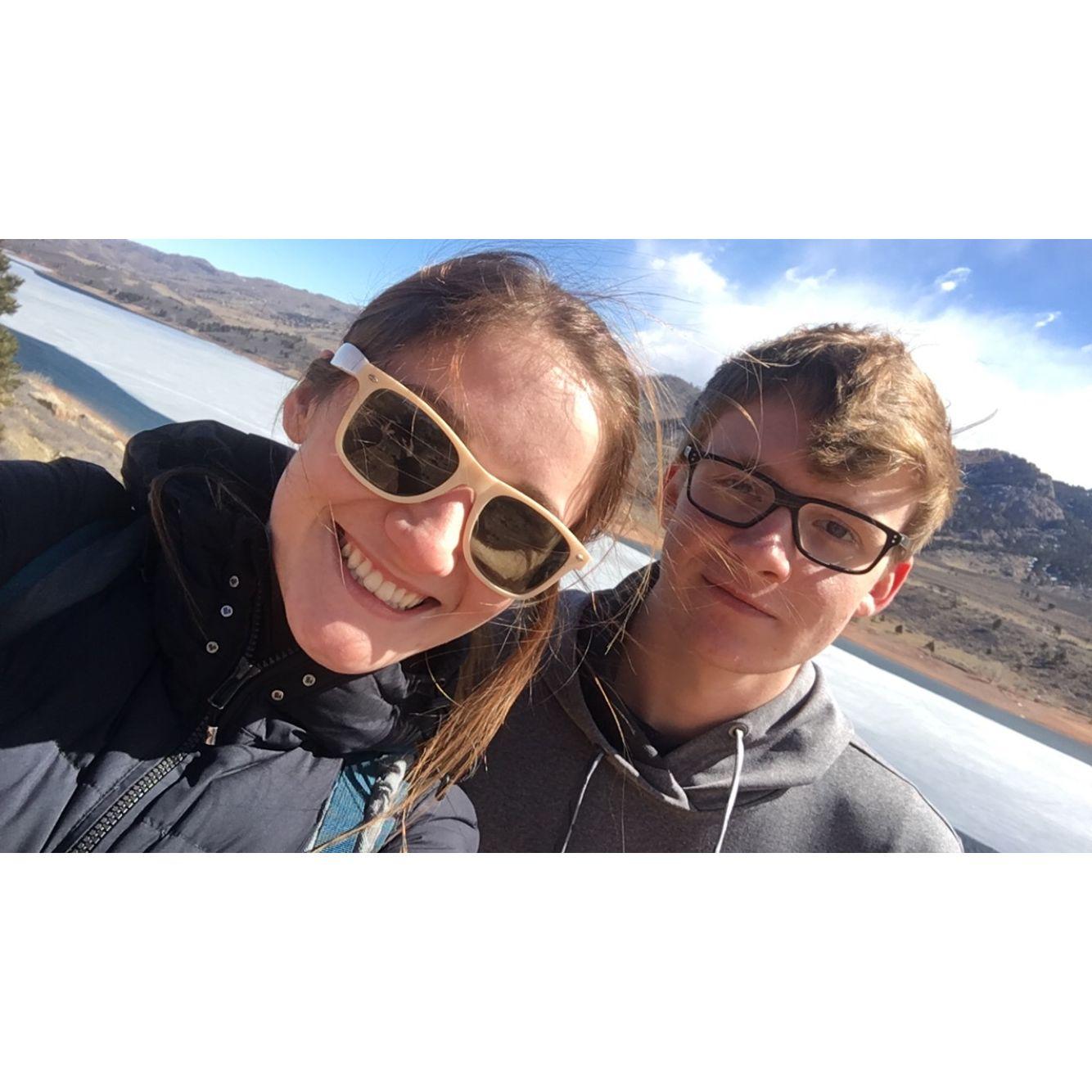 First date together, hiking in Horsetooth