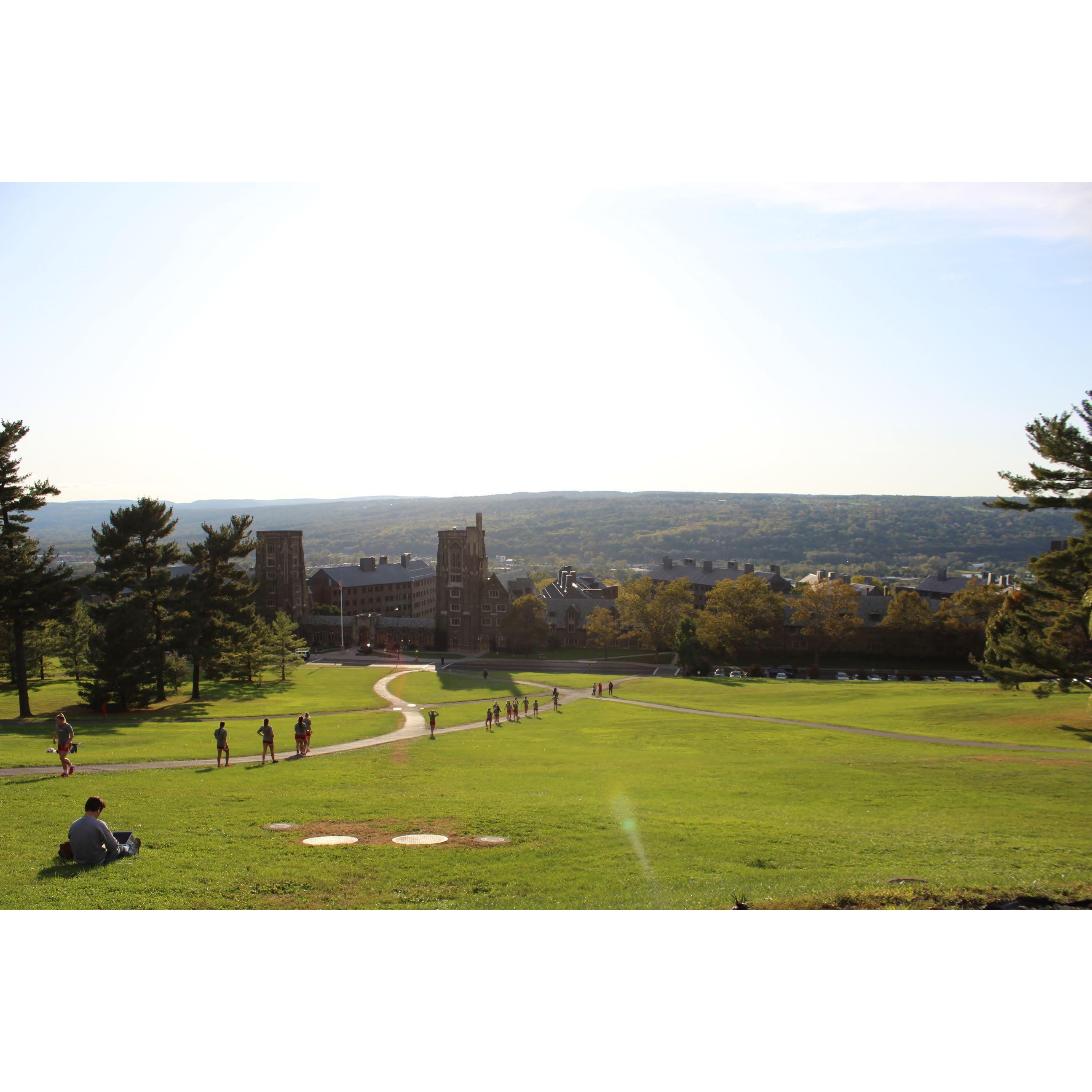 Libe Slope shot by Chris. Cornell University Campus, October 2019