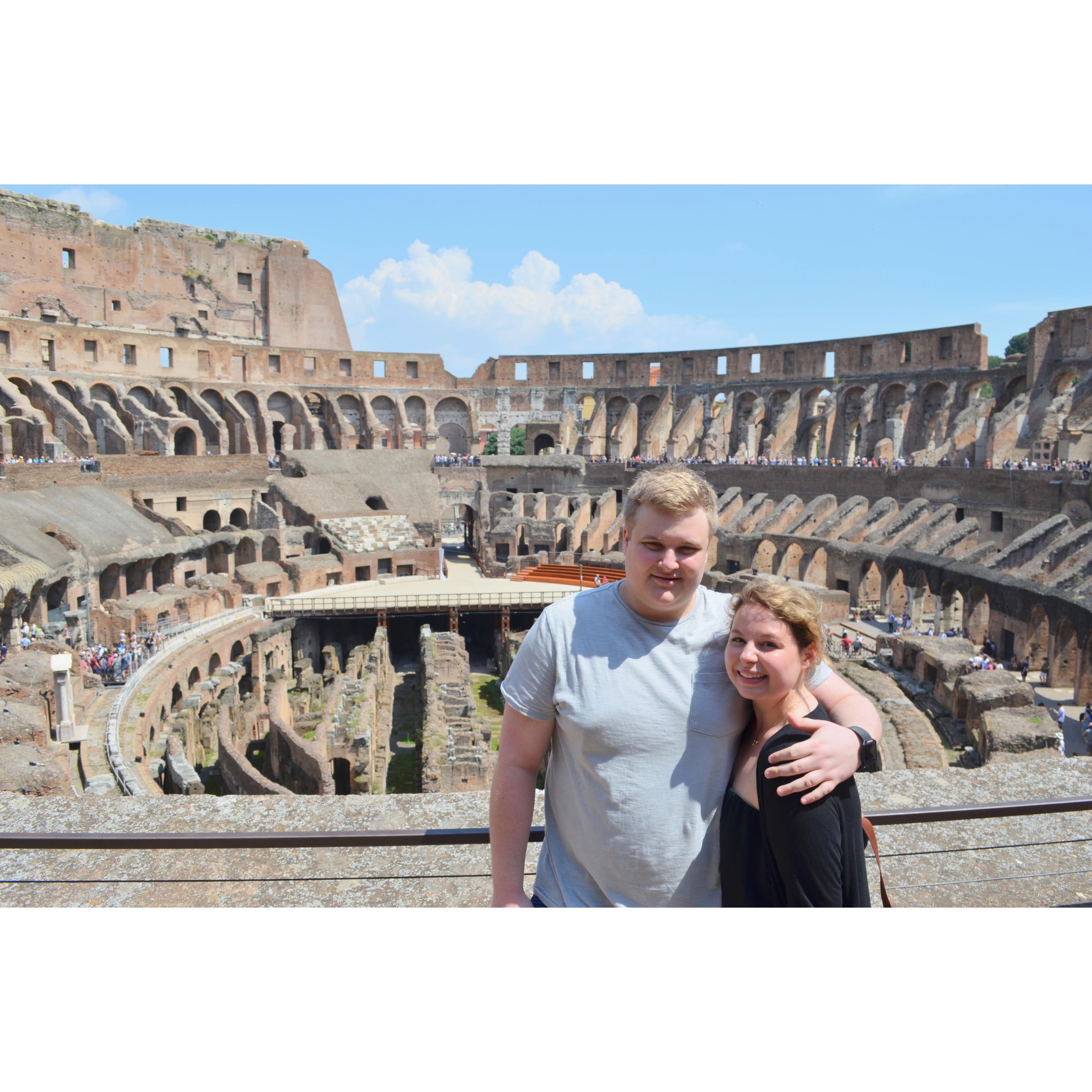 Basking in the sun of Rome...