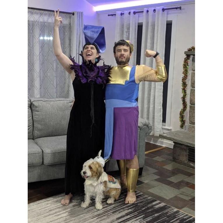 Yzma, Kronk, & Kuzco (in llama form) from "The Emperor's New Groove" // Catskills, New York // Halloween 2020