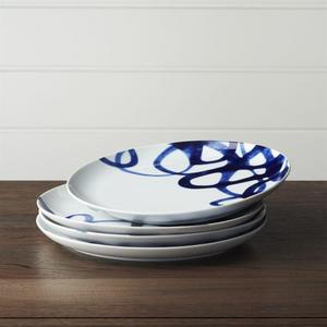 Set of 4 Como Swirl Dinner Plate