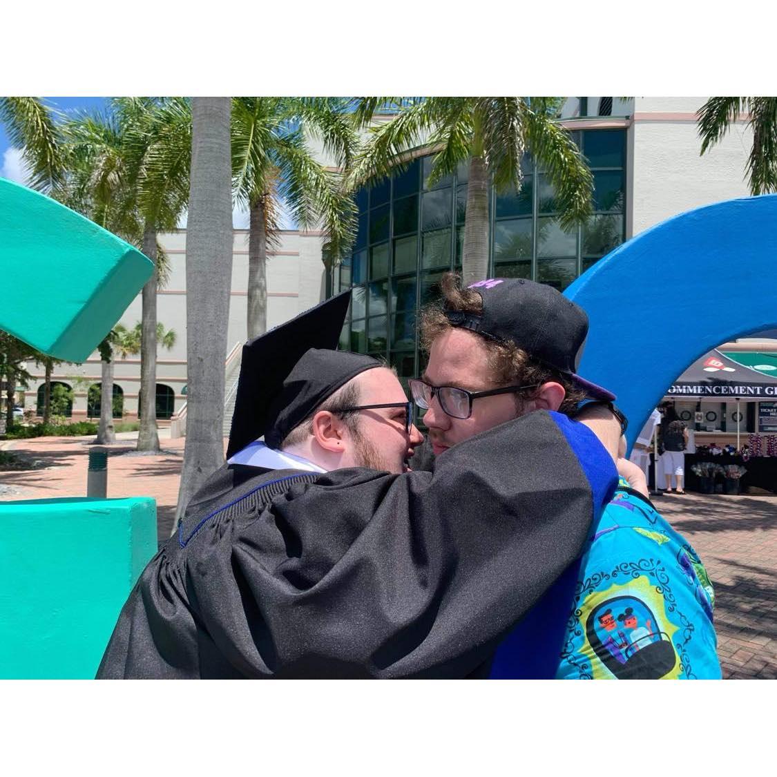 Joe is less than thrilled I made him kiss me in public.