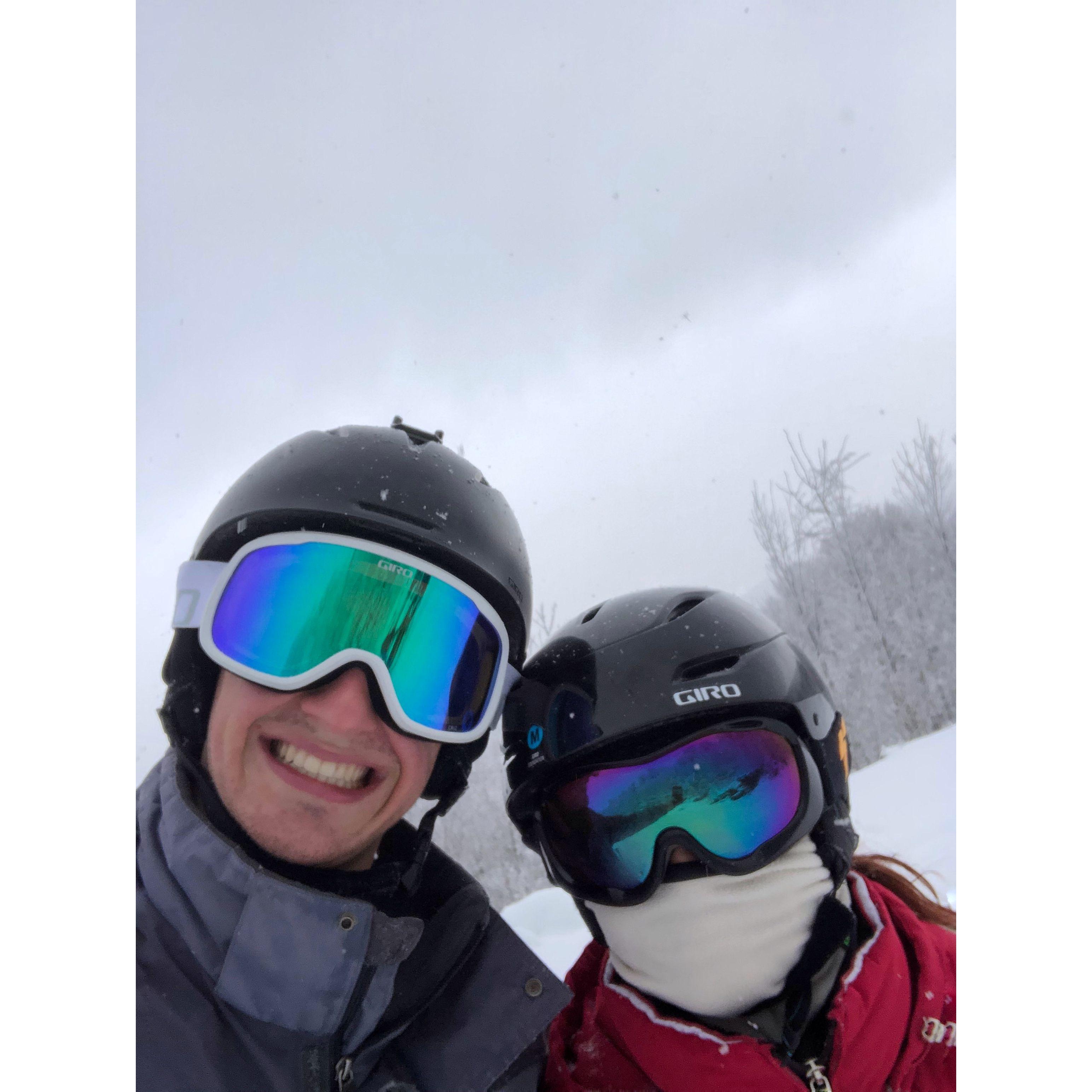 Skiing at Belleayre in the Catskills!