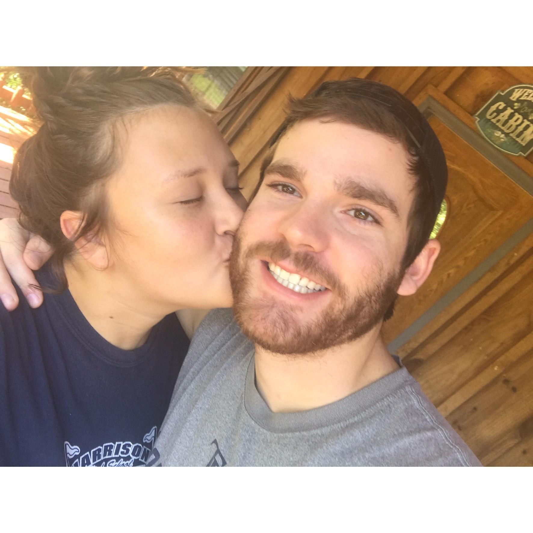 We took a weekend trip to a cabin in Alabama! One of my favorite memories!