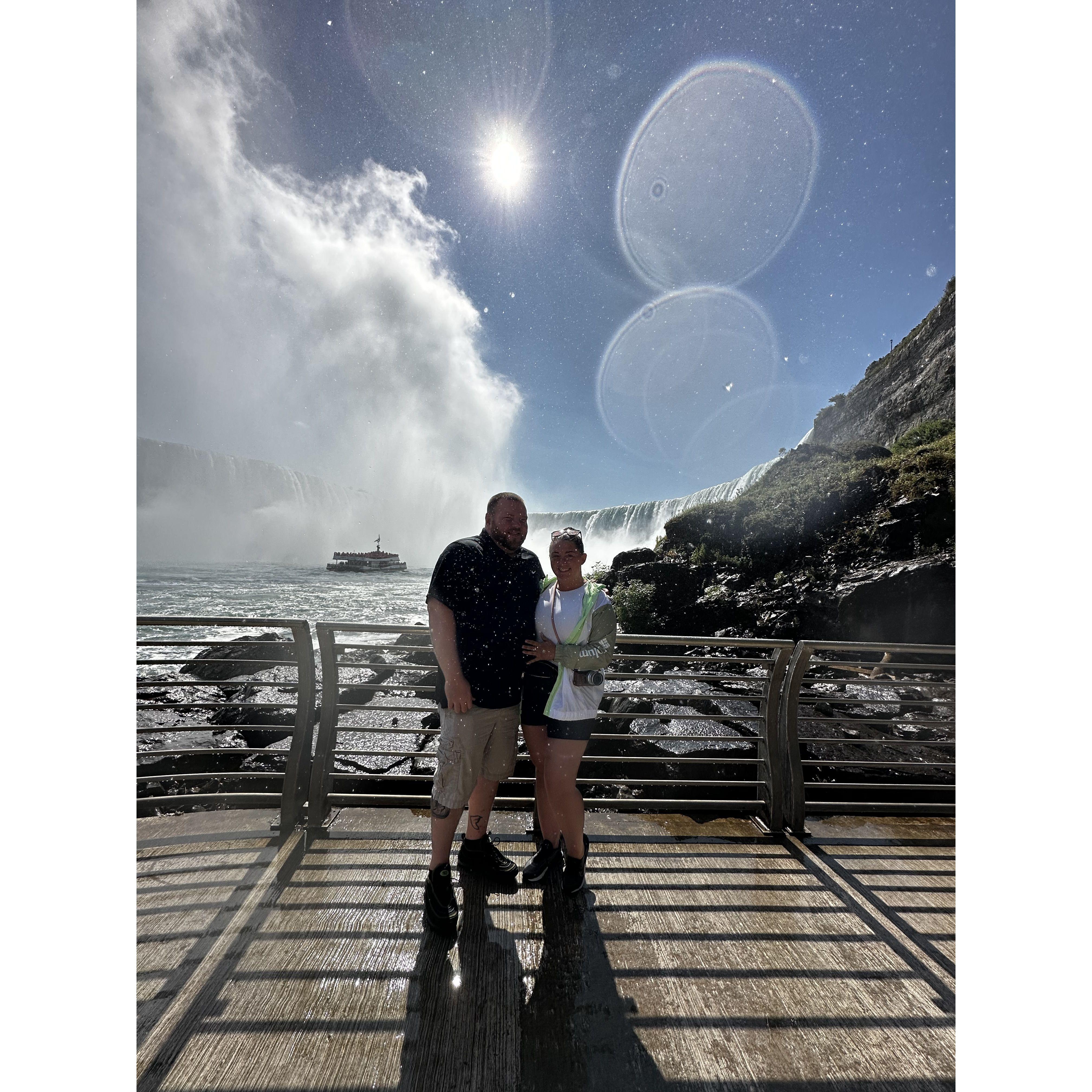 Niagra Falls Canada, something Maeve has wanted to do for so long!