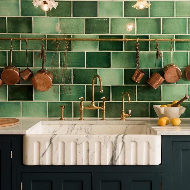 Aged Brass Hanging Pot/Pan Rail
