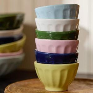 The Latte Stoneware Nut Bowls, Assorted Set of 6: Amelie Edition (Assorted Spring)