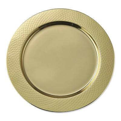 Hammered Gold Charger Plate