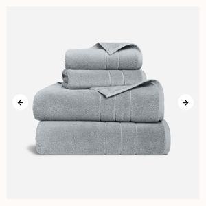Super-Plush Turkish Cotton Bath Sheet Bundle - Smoke