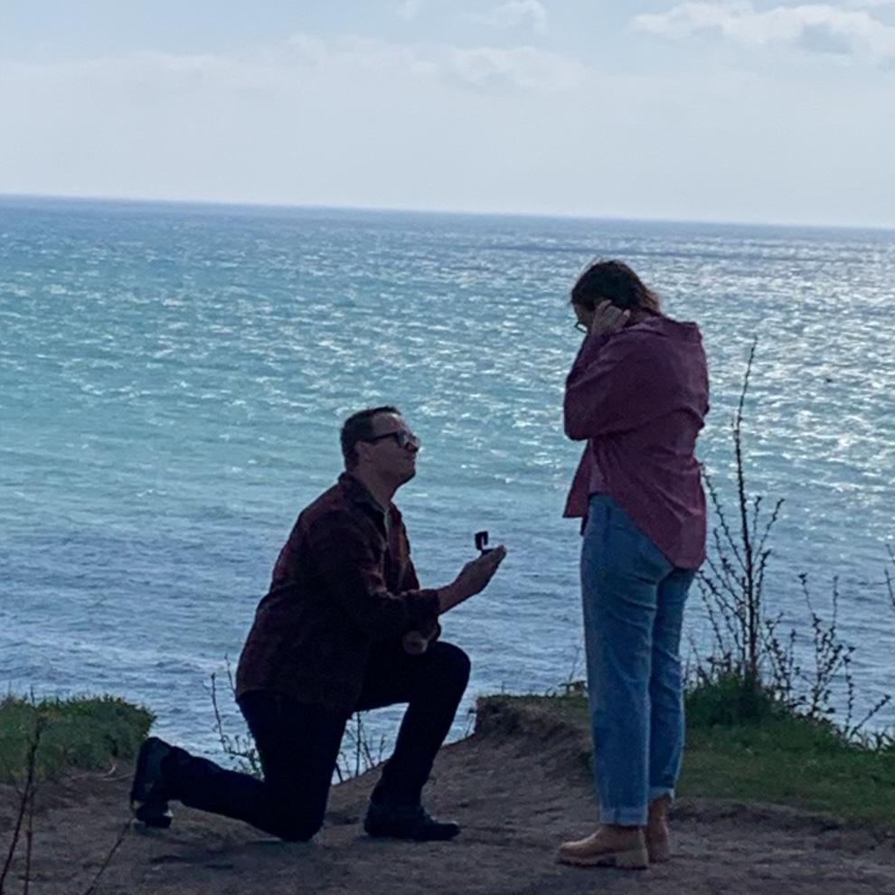 Zac proposing