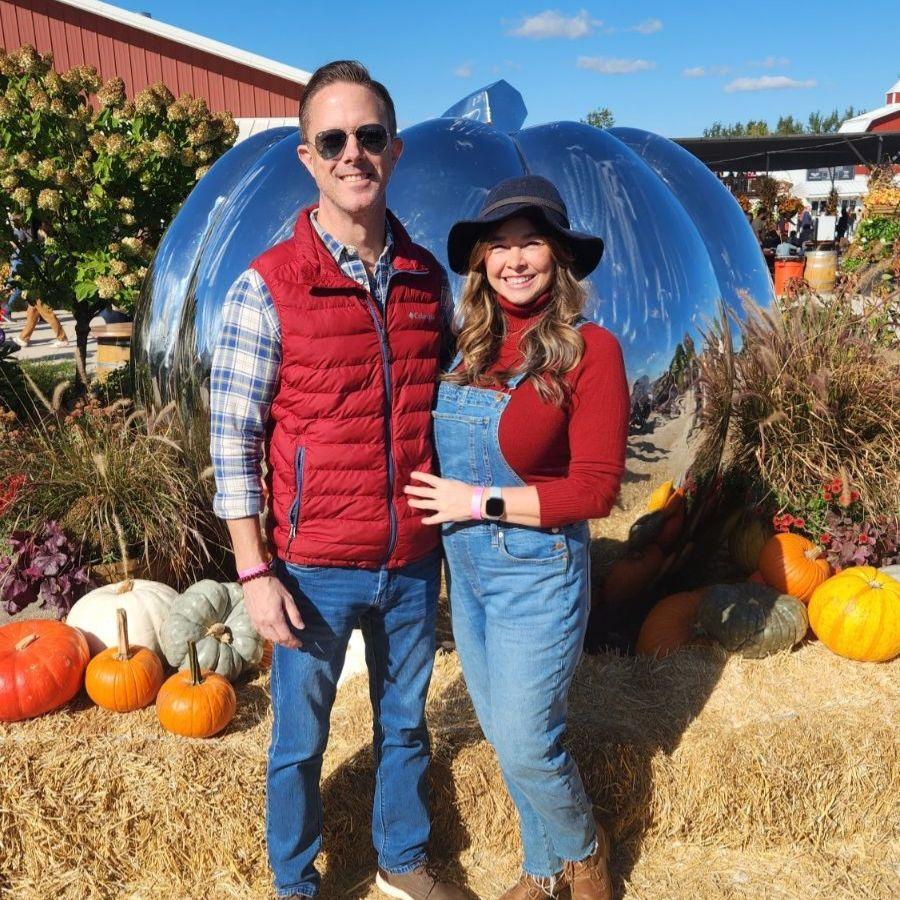 We're not farmers, but when we are, it is for Instagram...hahaha. The day we fell in love with Goebert's Farm in Barrington - October 2023
