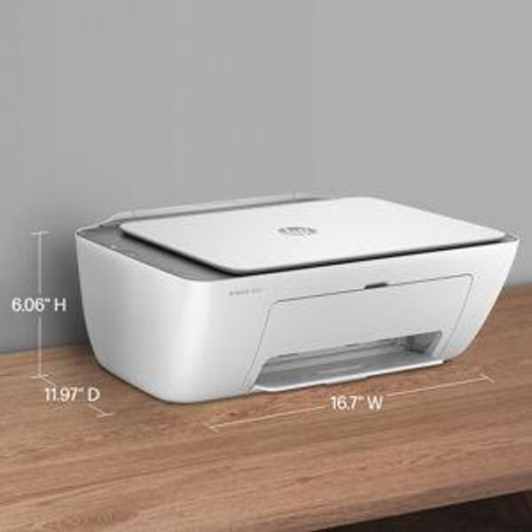 HP DeskJet 2855e Wireless All-in-One Color Inkjet Printer, Scanner, Copier, Best-for-home, 3 months of Instant Ink included, Single-band Wi-Fi connectivity (588S5A)