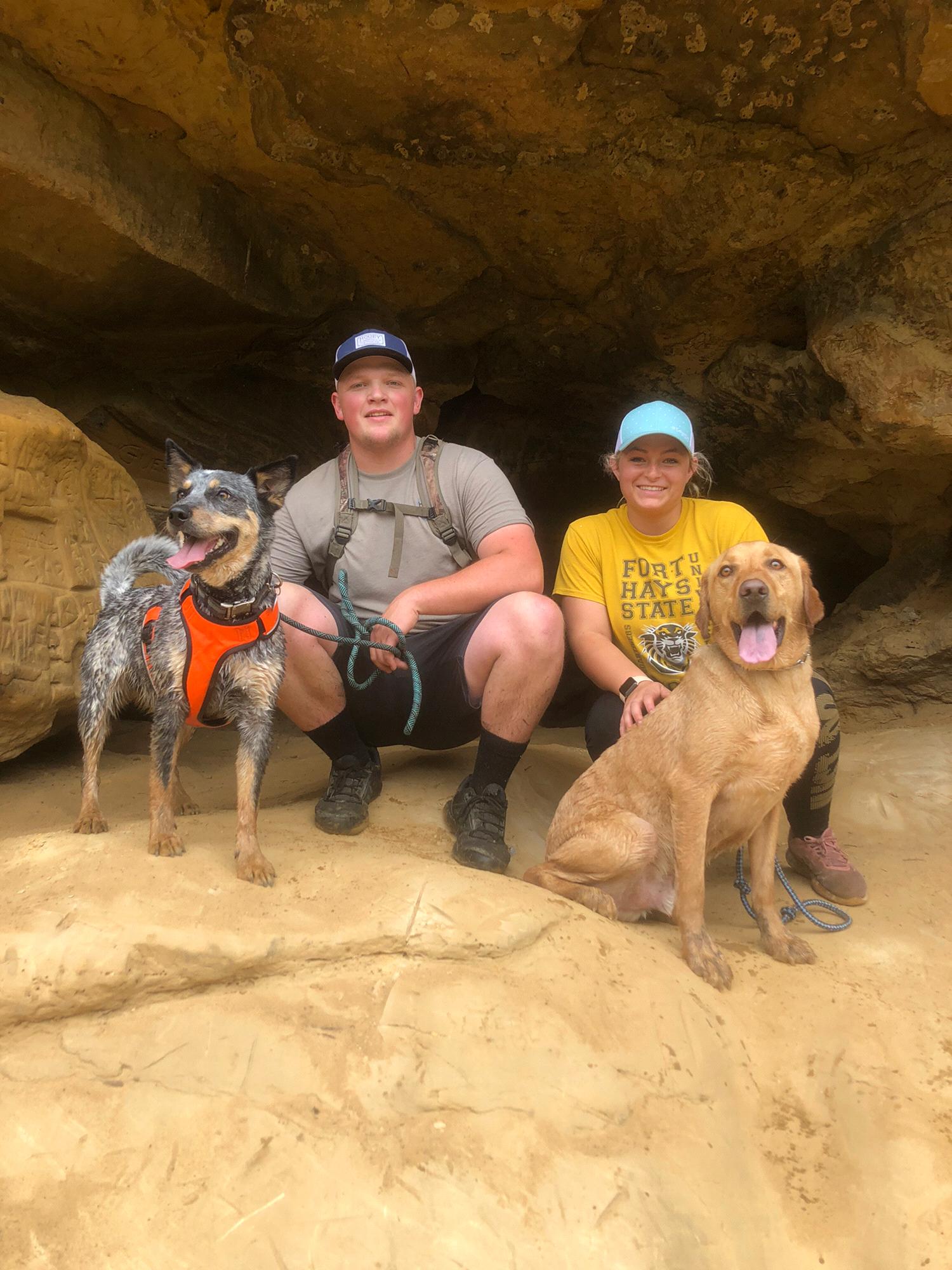 Hiking at Kanopolis!