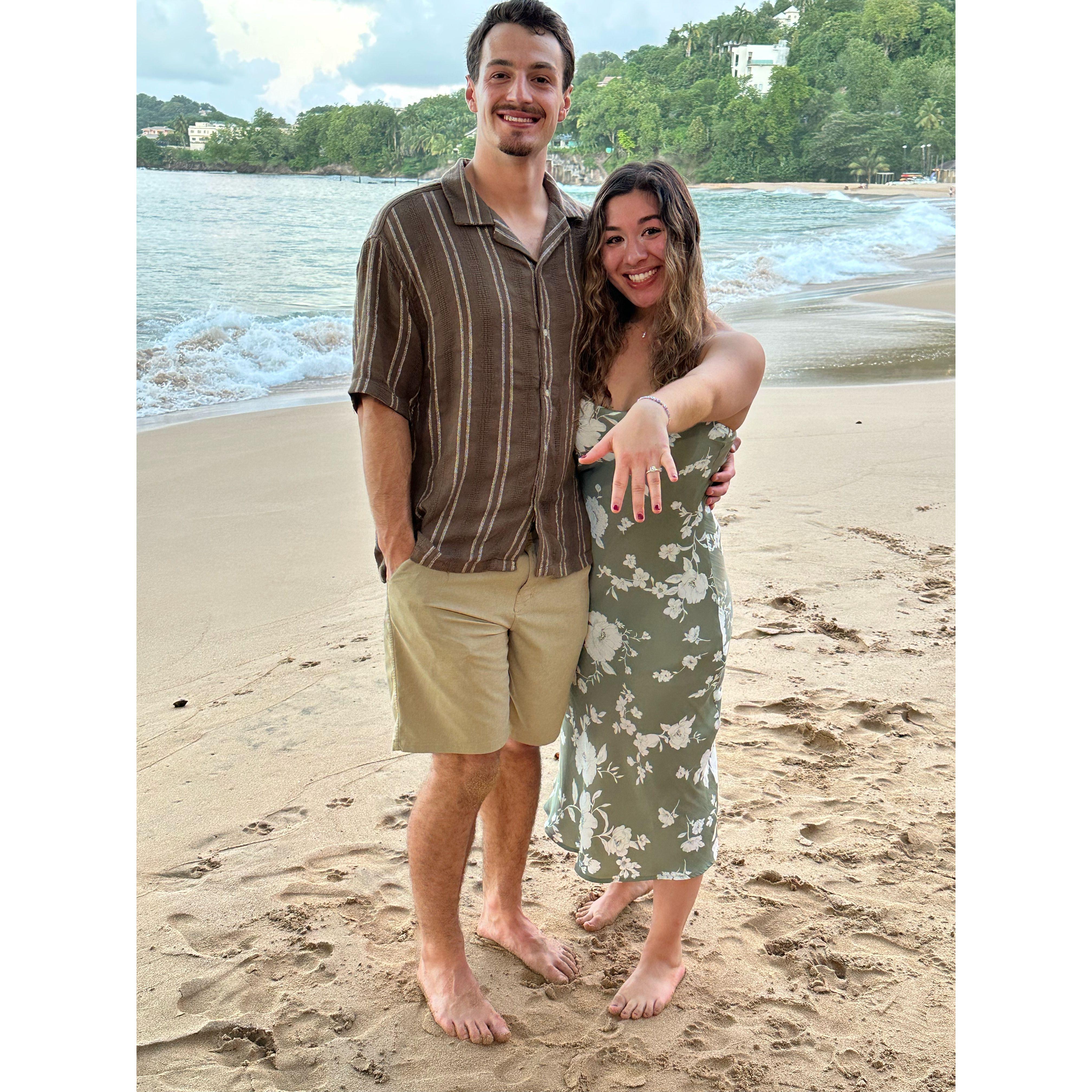 12/15/24! The big moment! Sean told Nicole about a photoshoot (hence why we are matching) but didn't tell her there'd be a surprise at the end of the end of it. So sweet <3