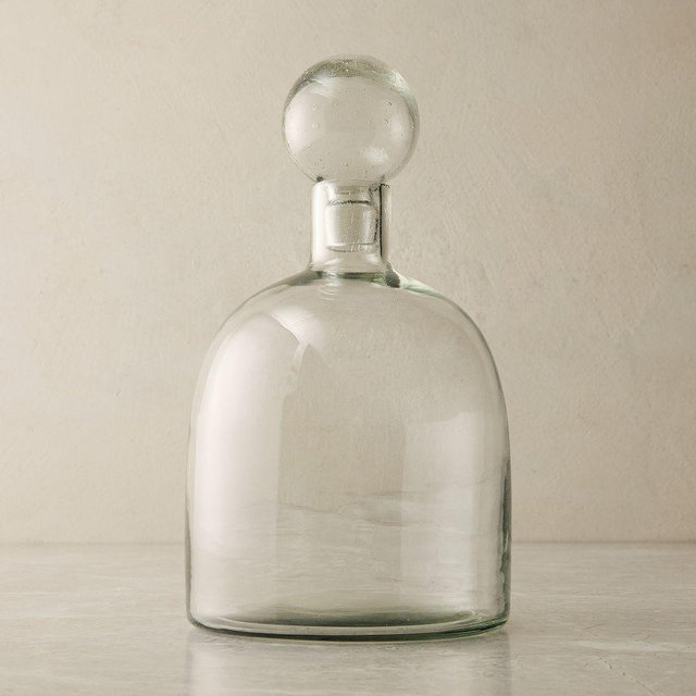 Ilari Decanters, Liquor Storage, Glass, Clear, Large