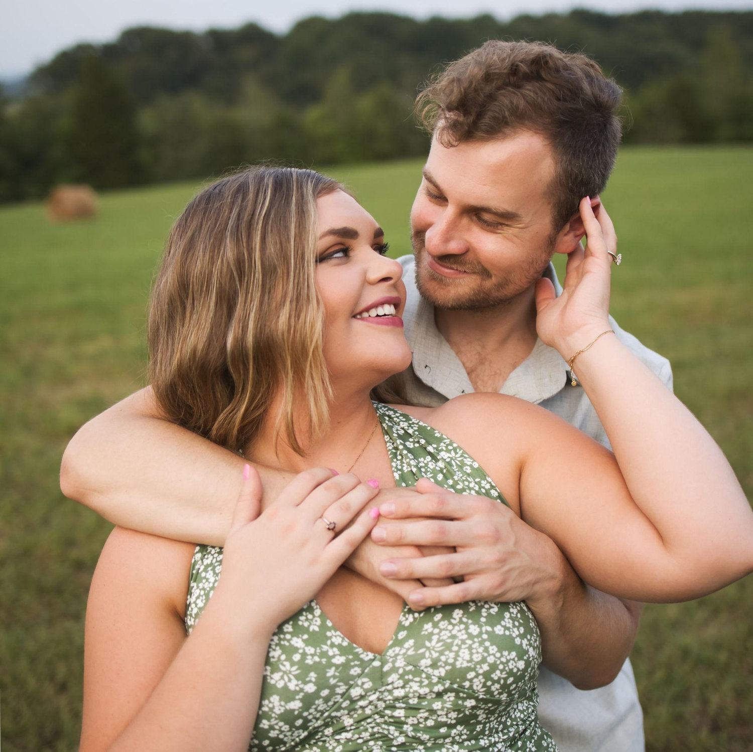 Our proposal photo shoot right after Peter got down on one knee