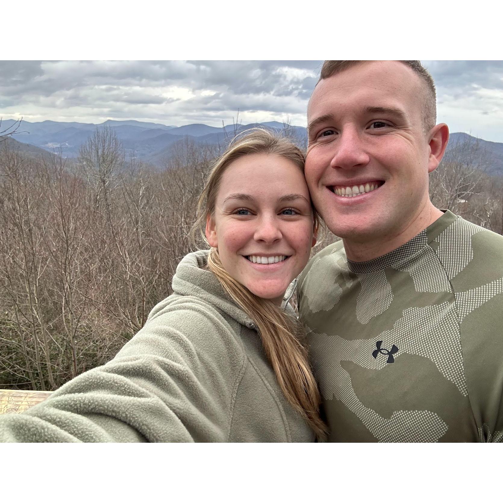 Tallulah Gorge trip (Bryson was super sick)