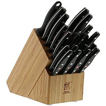 Chicago Cutlery, Fusion Forged 18-Piece Knife Block Set, Stainless Steel