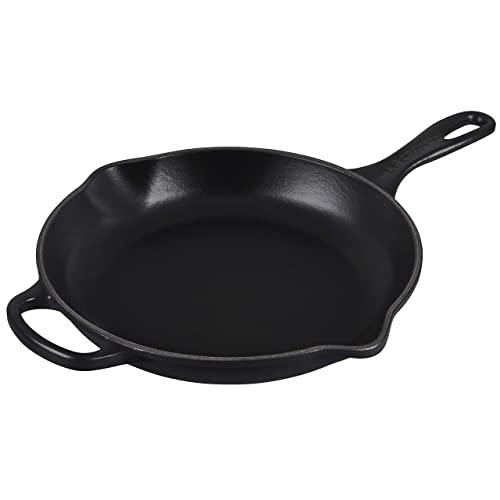 Le Creuset Signature Iron Handle Skillet, 10.25", Licorice