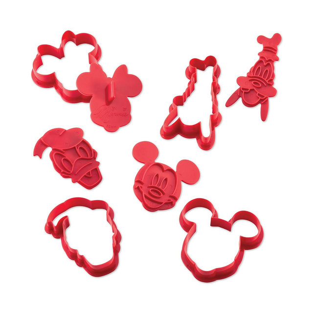 Disney Home Bake with Mickey Mouse 8-Piece Cookie Cutter and Stamp Set