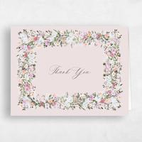 Pink Wedding Thank You - Garden Gate Landscape