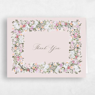 Multi-Colored Wedding Thank You - Garden Gate Landscape