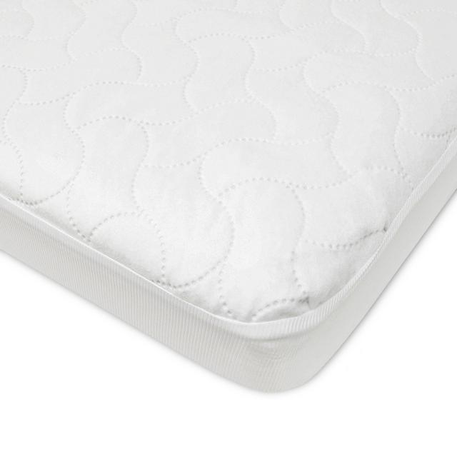 American Baby Company Waterproof Fitted Porta/Mini Crib Protective Mattress Pad Cover, White