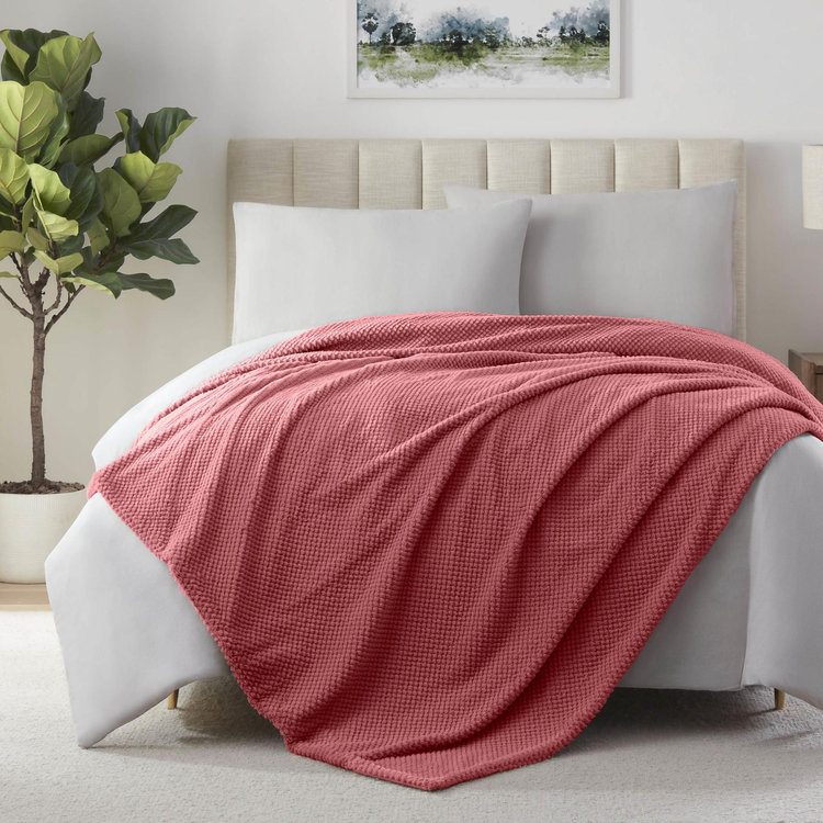 Vellux, Plush Texture Blanket | Zola