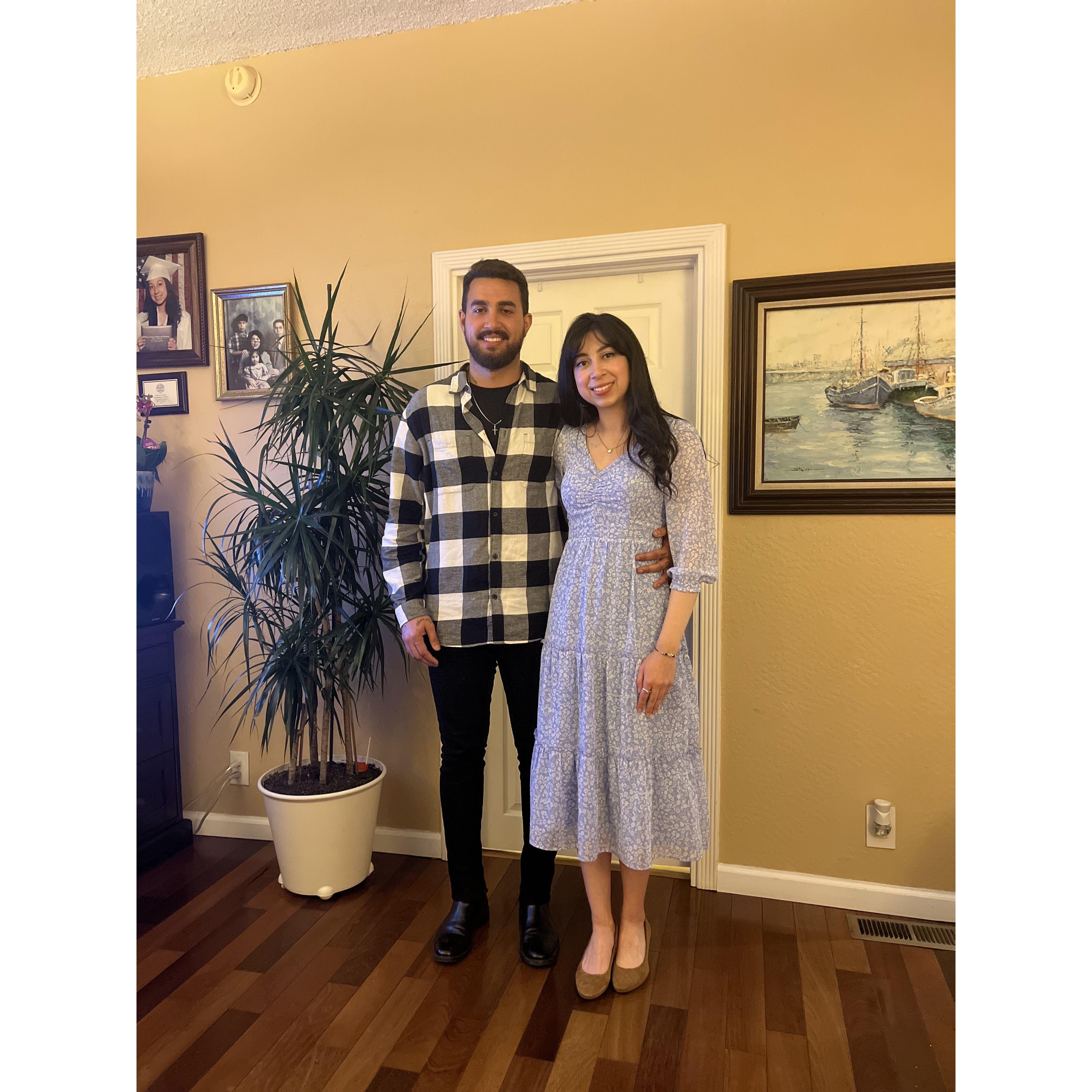 The day we officially became boyfriend and girlfriend! 💖