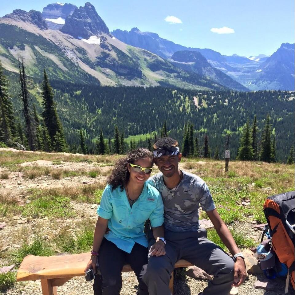 Fun fact: Dylan and Daiana love hiking and want to make sure they live somewhere where they have the opportunity to do this regularly! Glacier National Park- July 2015