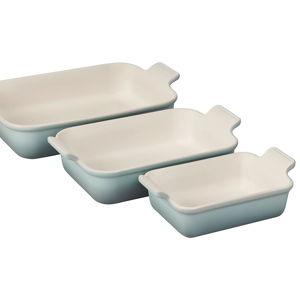 Le Creuset Set of (3) - Color (Sea Salt)