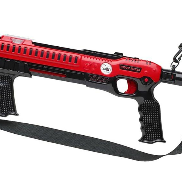 BUG-A-SALT Widow Maker 3.5 Fully Loaded with Bug-Beam Laser Sight, Front Grip Cocking Handle, Detachable Stock & Adjustable Strap