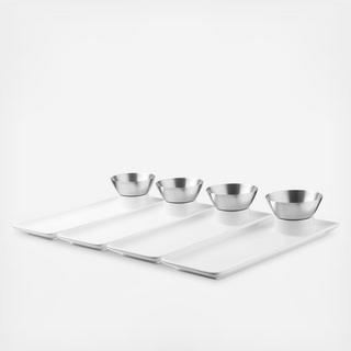 Starter Appetizer Trays, Set of 4