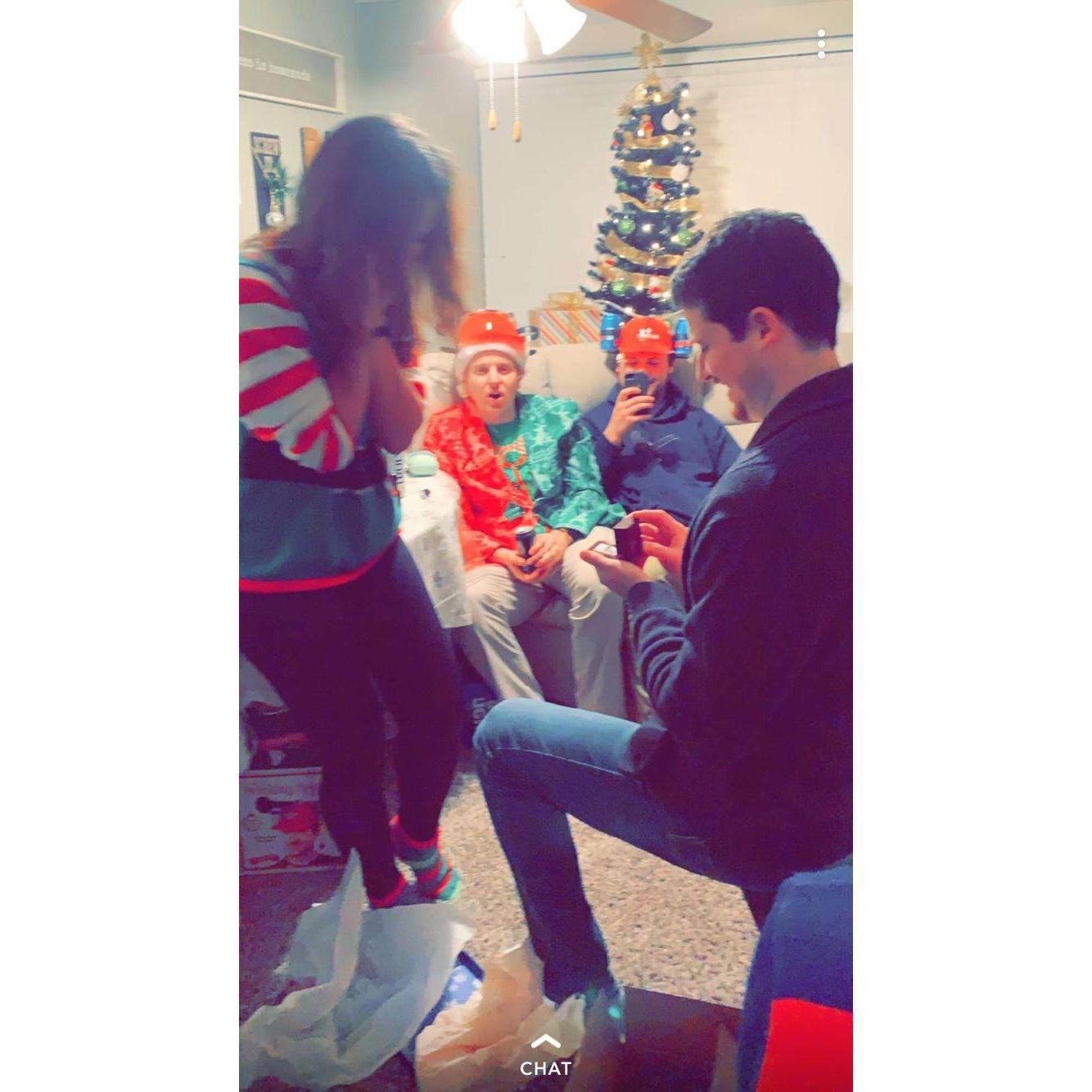 The night he proposed.