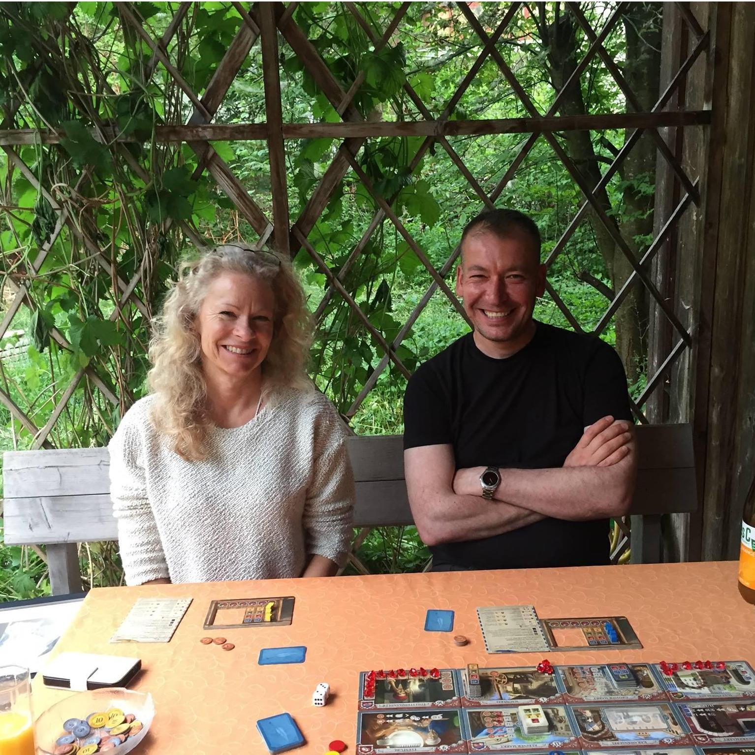 Burggen, Germany: Spending time with Mona's mother Lena