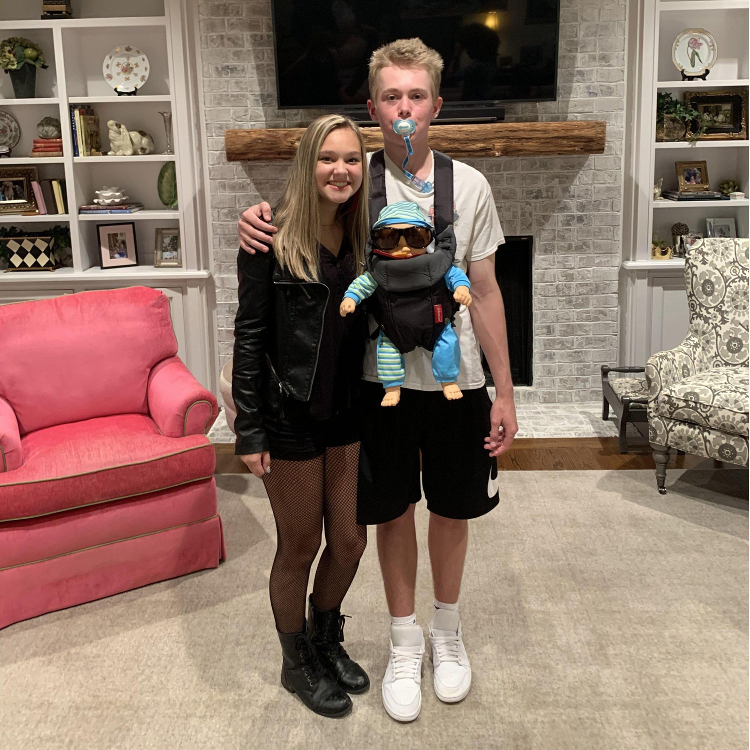 Halloween party at Lucy's house in 2019 when we were just friends!