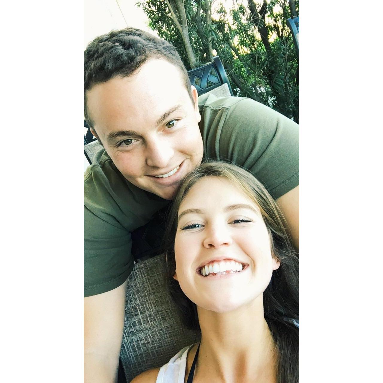 A sunny beach day in Pensacola, Florida