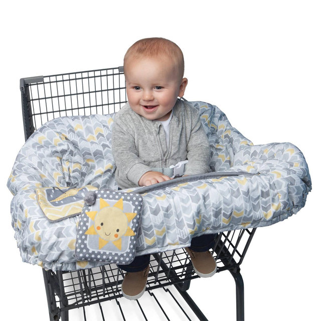Boppy Shopping Cart and Restaurant High Chair Cover - Sunshine