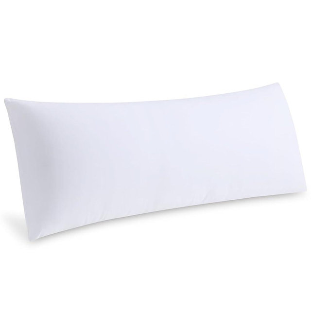 Leeden Full Body Pillow for Adults, Firm and Fluffy Long Pillow Insert, Breathable Pillow for Side Sleepers and Bed Support，20x54 White