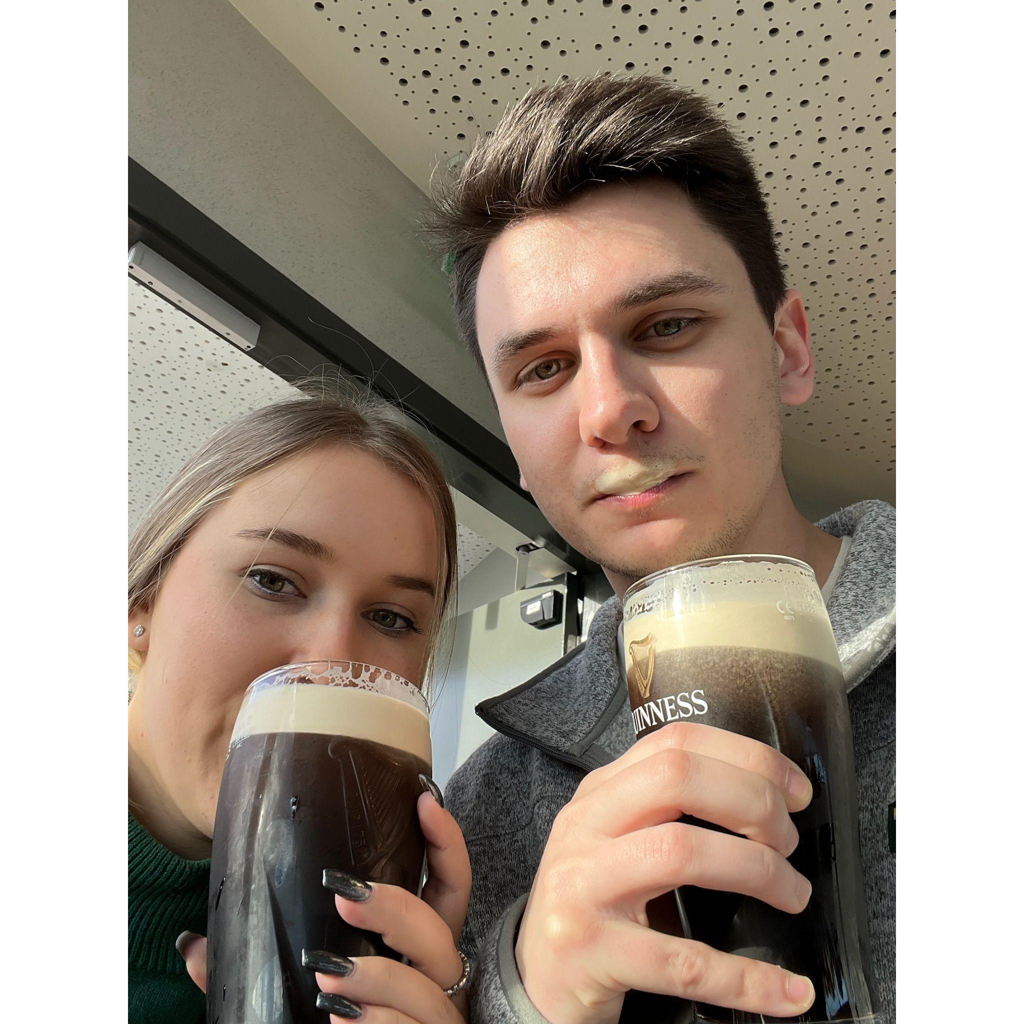 Yeah - Guinness is kinda our thing.