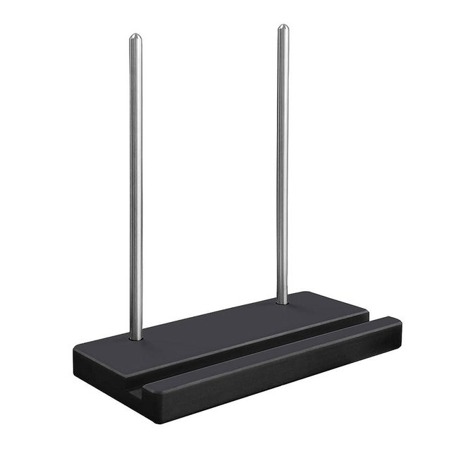 Tabletop Vinyl Record Holder-Record Display Now Playing-Perfectly with Record Collection Holders，Holds any Size Record -Doubles - Triple Gatefolds, even Box-Sets(Black)