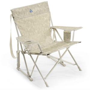 GCI Outdoor Kickback Chair | Leaf Print Soft Neutral