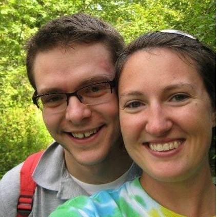 Dan painted this photo of us and brought it on the bus from Rochester to NYC when we were long-distance