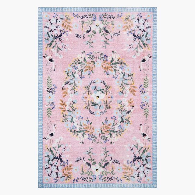 Luxembourg Rose Printed Rug